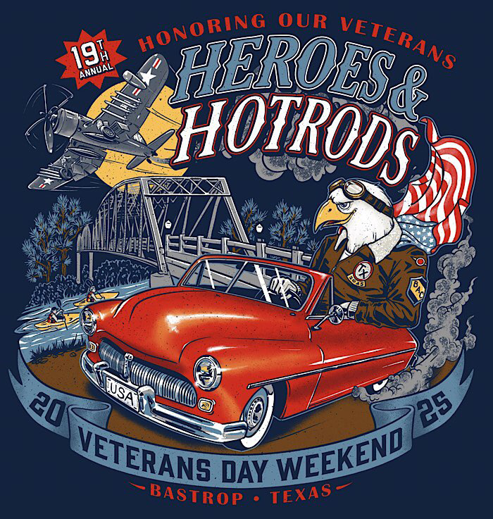 bastrop heros and hot rods car show