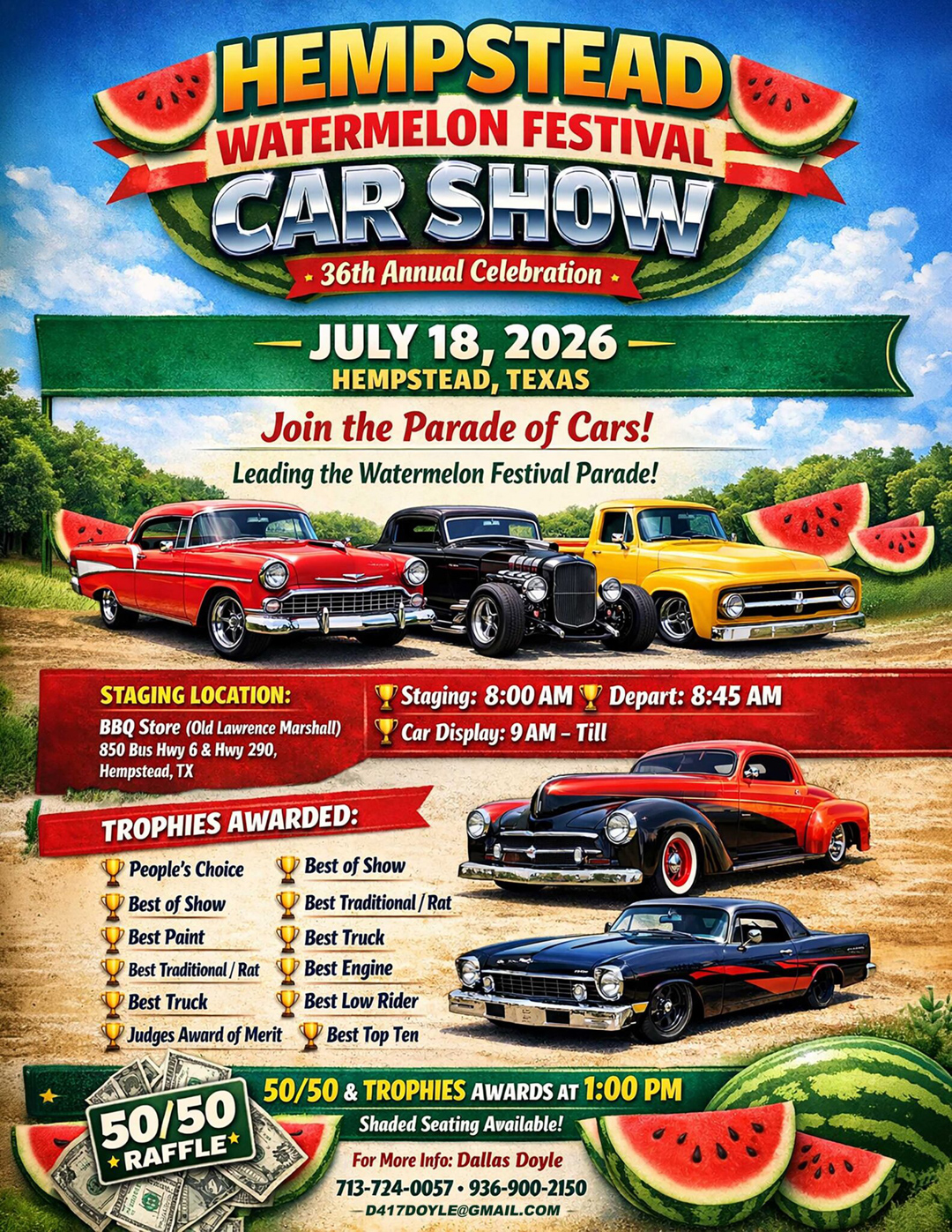 Hempstead Watermelon Festival Car Show
